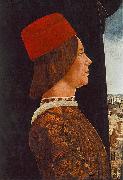 Ercole Roberti Portrait of Giovanni II Bentivoglio France oil painting artist